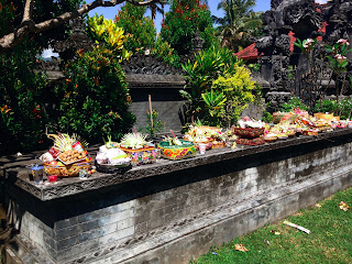 Balinese Sodan Offering At Dalem Temple, Ringdikit, North Bali