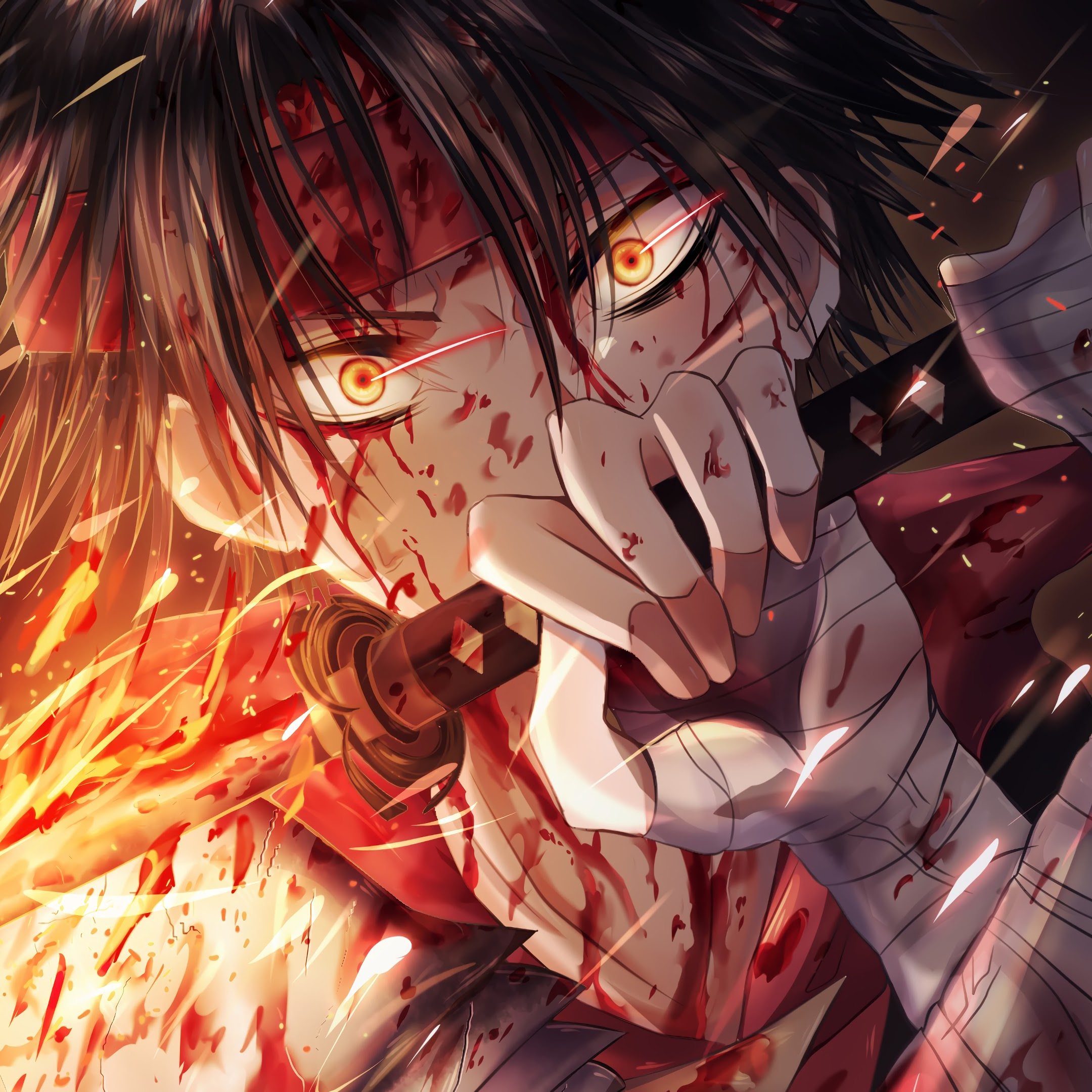 Anime, Boy, Katana, 4K, 189 Wallpaper