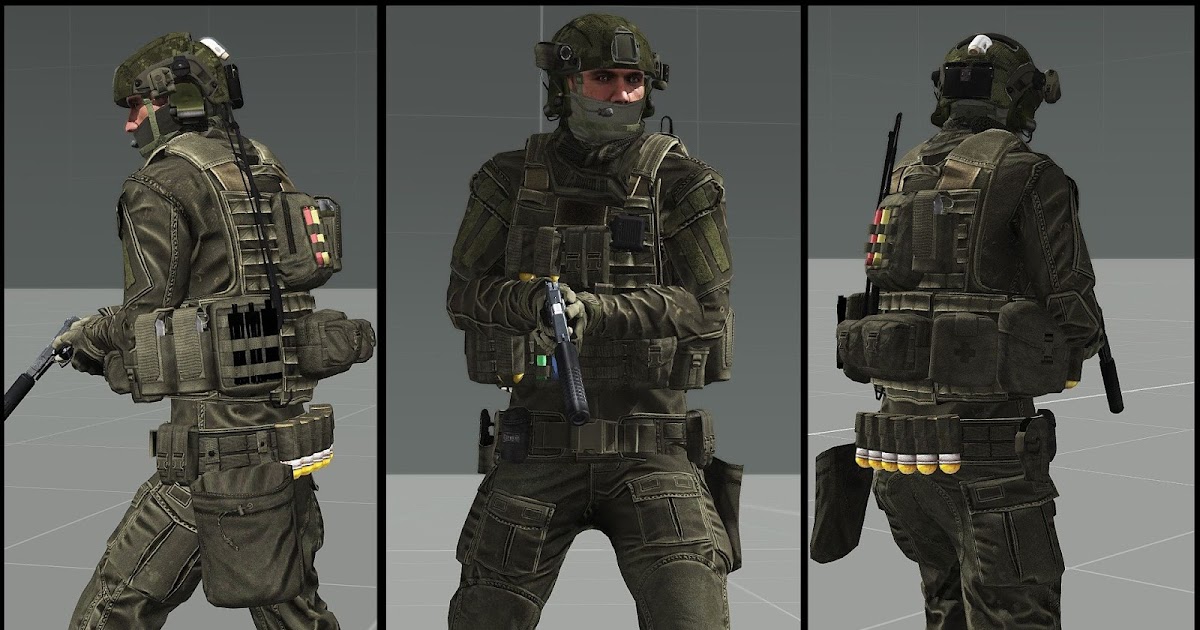 Arma 3 用 Military Gear Pack MOD の v0.6 で Cryedro バックパックを追加 弱者の日記