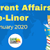 Current Affairs One-Liner: 5th January 2020