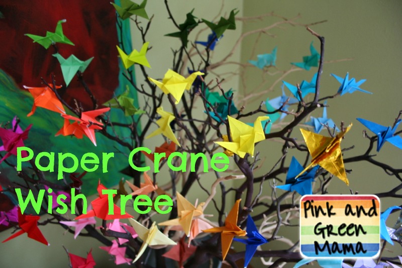 paper crane tree
