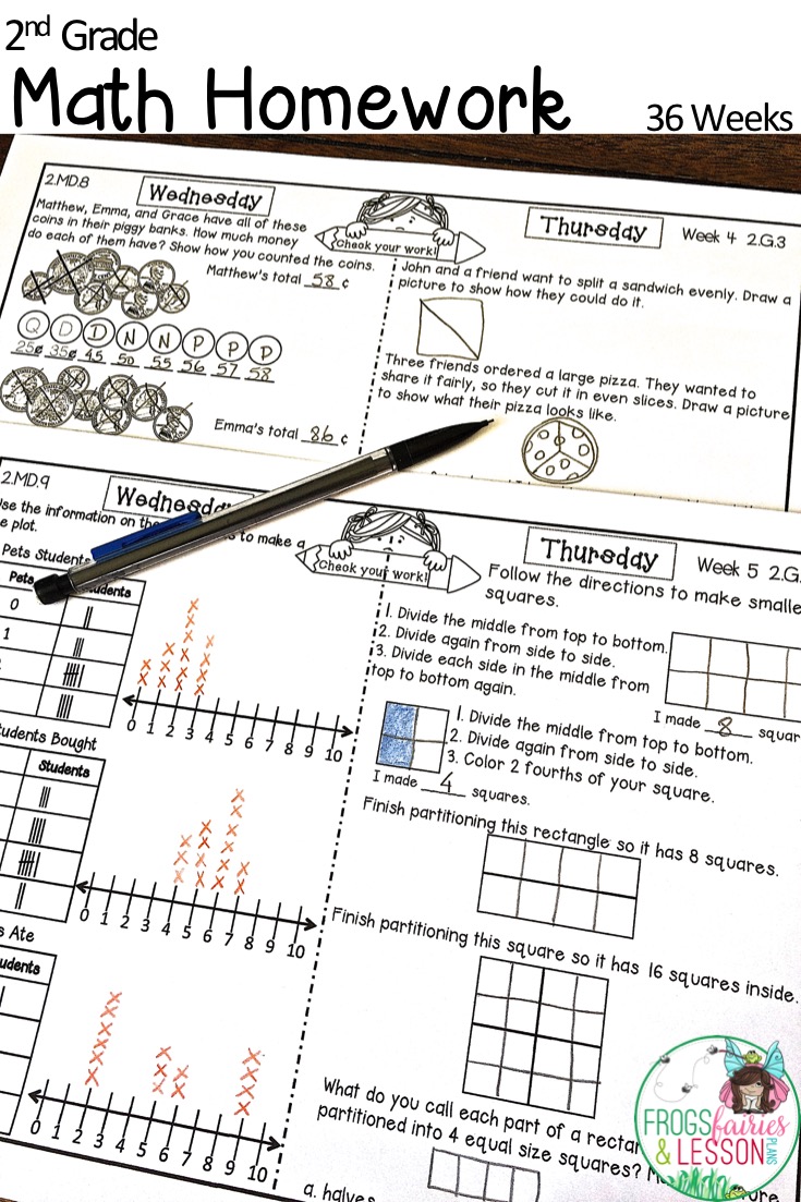 Homework help for 2nd grade math