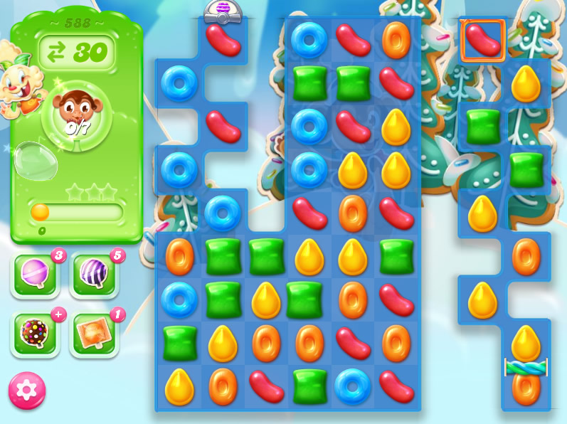 Candy Crush Jelly Saga level 588 Candy Crush Jelly Saga level 588