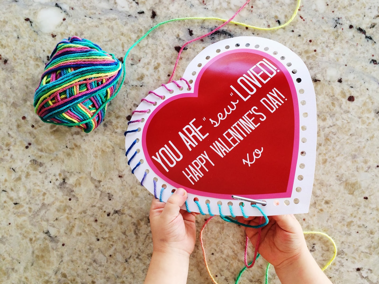 PS I Adore You Guest Post "You are SEW loved!" (DIY Valentine)