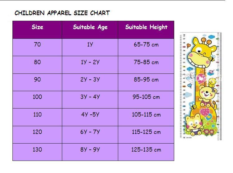 Shein Baby Size Chart