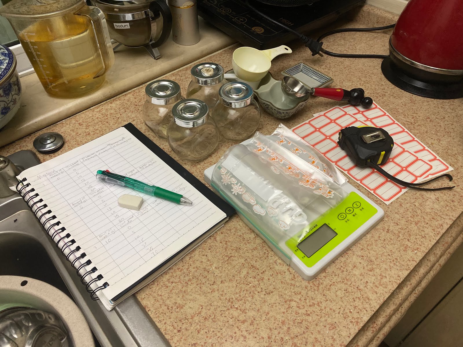 First Experiment how do emulsifiers and stablizers affect the