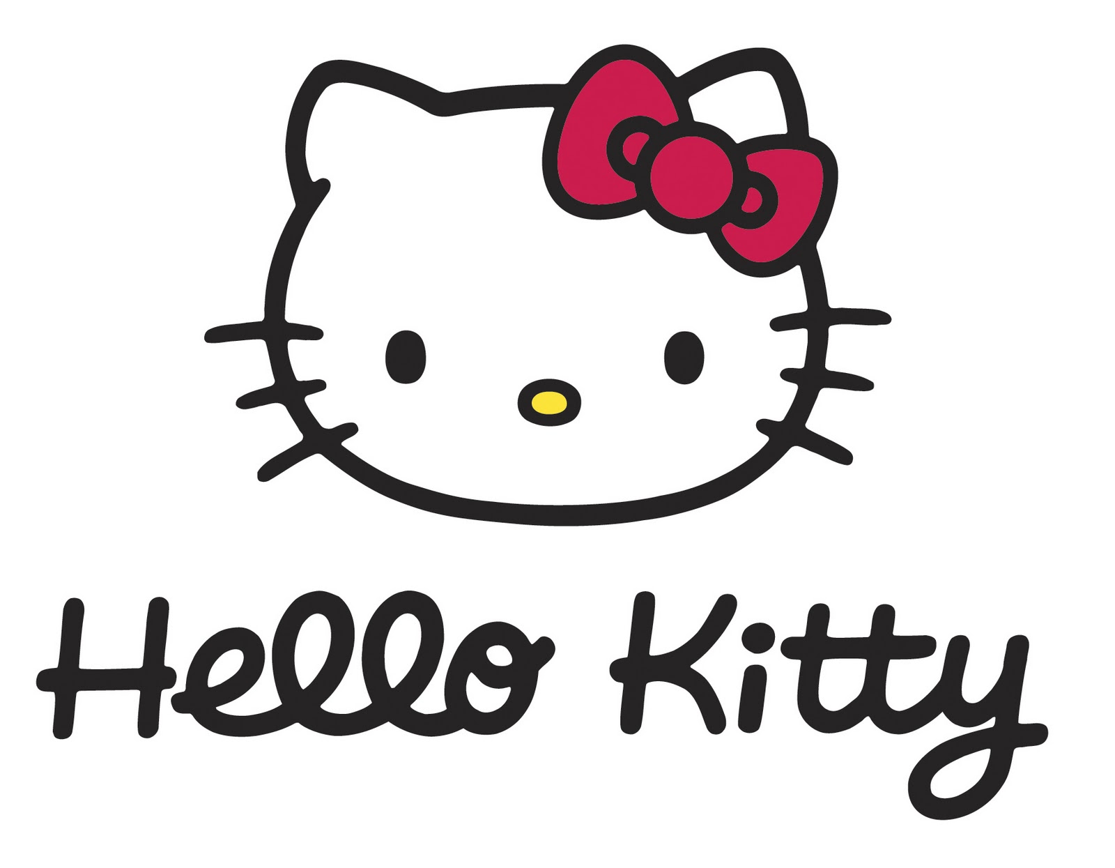 Cara de Hello Kitty para colorear - Imagui