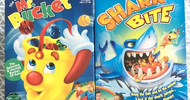  Pressman Shark Bite with Let's Go Fishin' Card Game (  Exclusive) : Everything Else