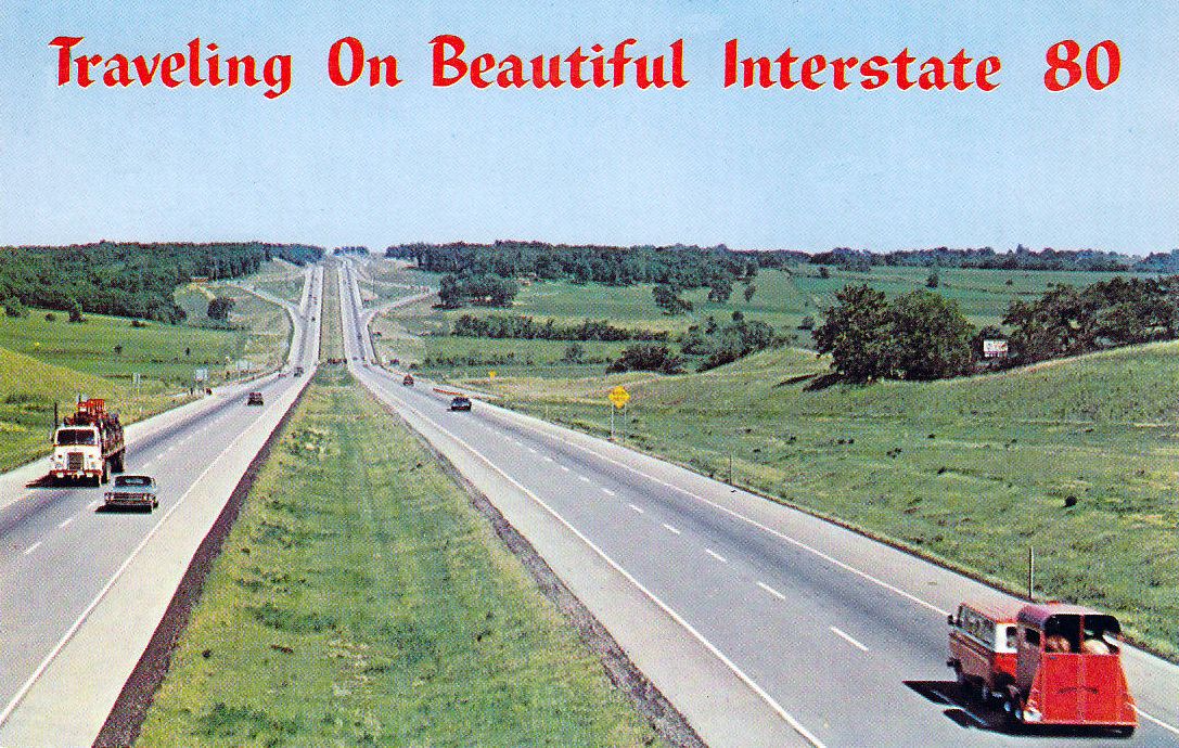 transpress nz Traveling on beautiful Interstate 80, 1960s