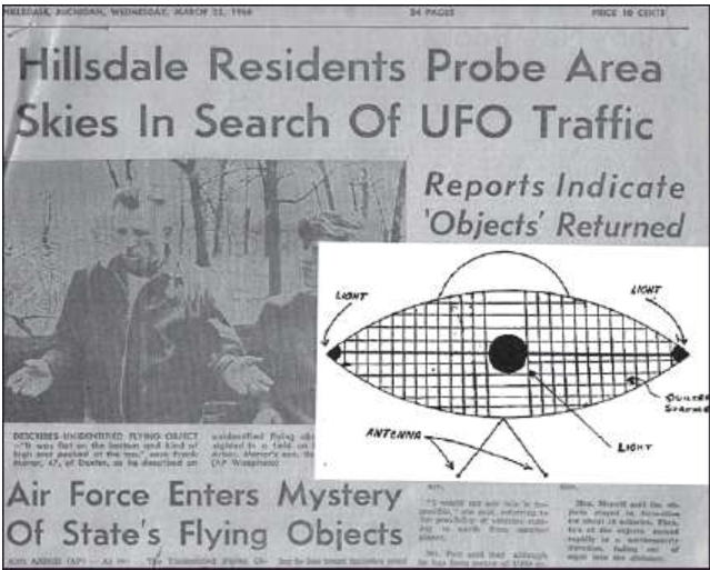 A Life Between Runs 50 years ago, a UFO landed (?) in Hillsdale, Michigan