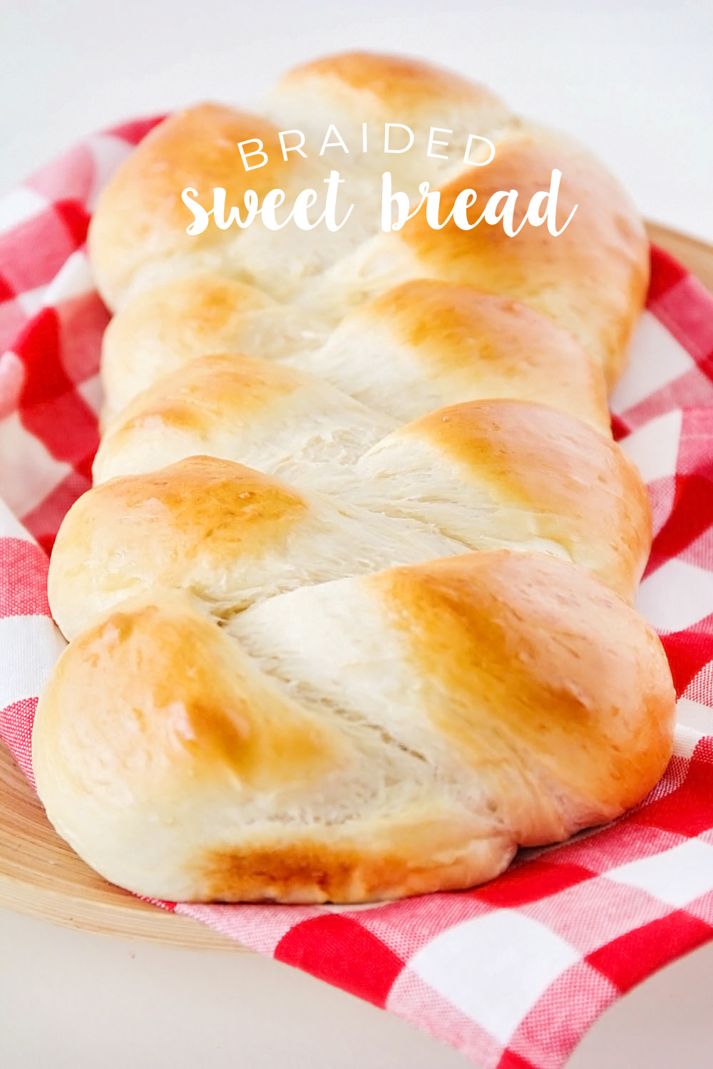 This soft and sweet braided bread is simple and easy to make, and so delicious! 