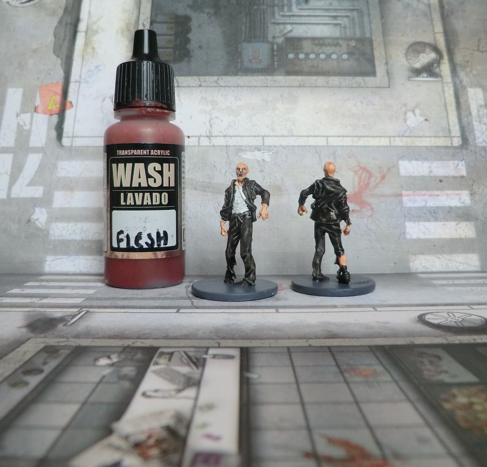 Zombicide! Painting a Zombie in twelve minutes an easy 'how to paint