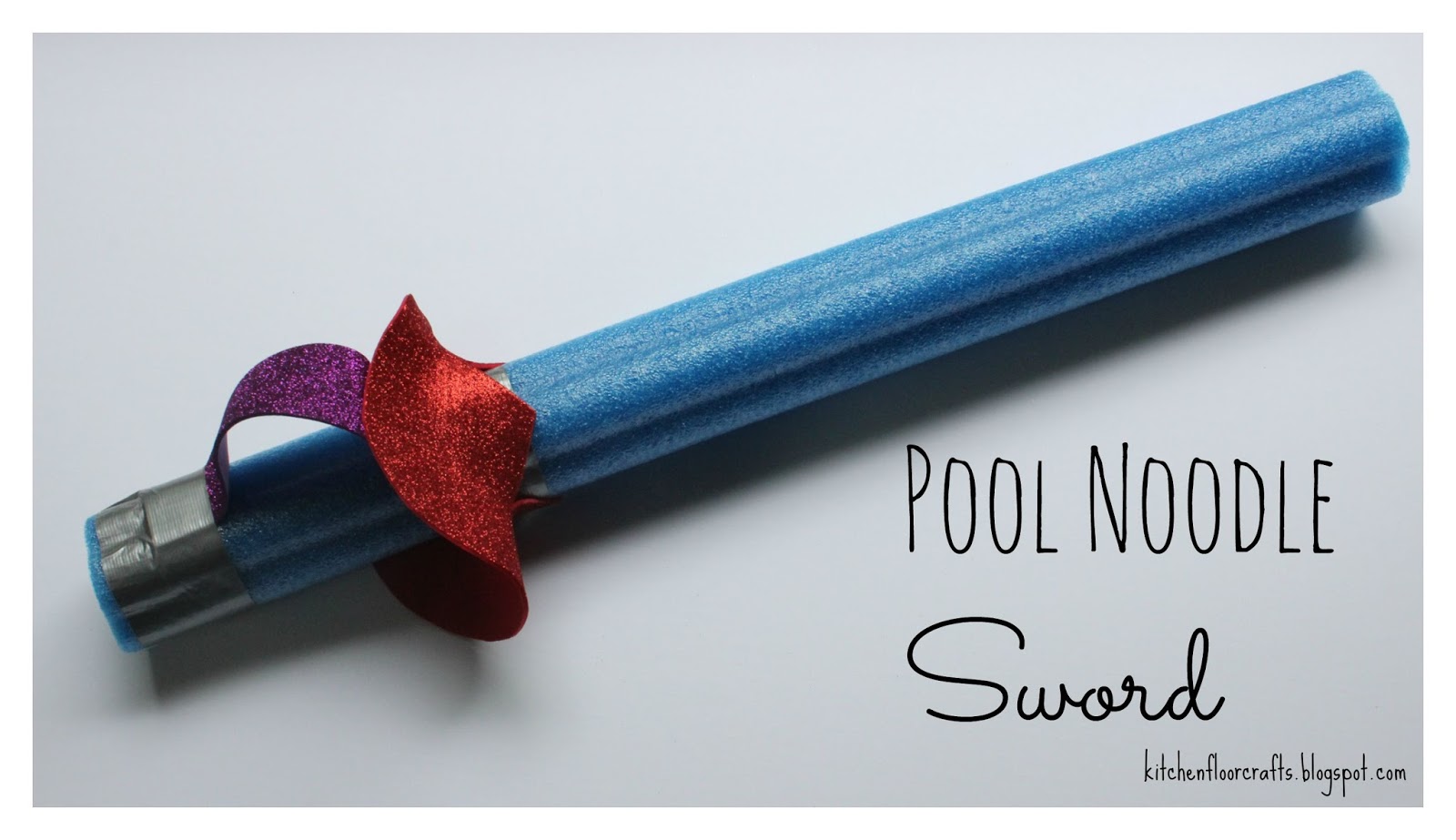 Kitchen Floor Crafts Pool Noodle Sword