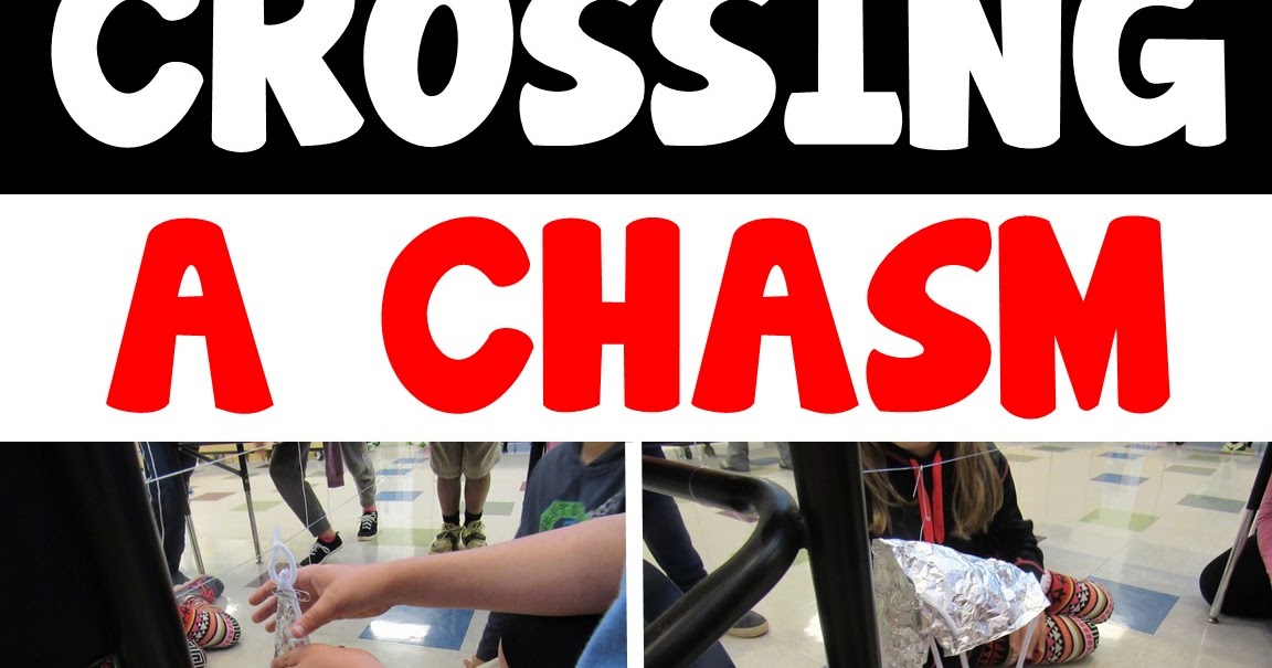 How to Cross a Chasm in a STEM lab Teachers Are Terrific! A STEM Blog