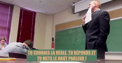 Le téléphone d'une élève sonne et le prof l'oblige à répondre devant tout le monde... Mais il le regrette très vite ! (Vidéo)