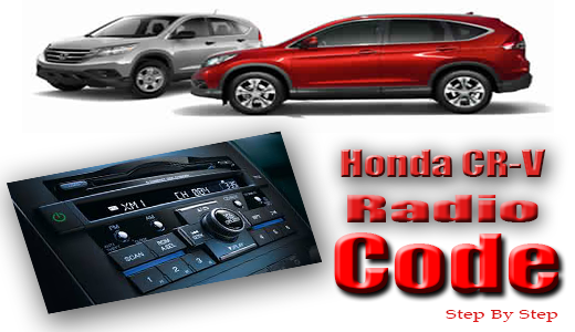 Honda CRV Radio Code