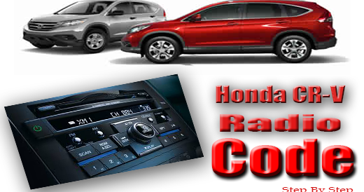 2011 Honda Crv Code For Radio