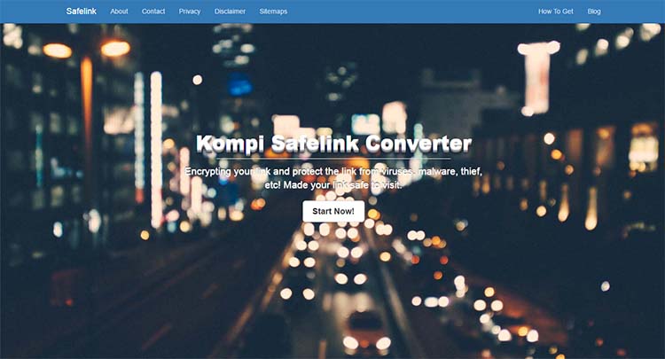 Free Blogger Template - Kompi Safelink Converter