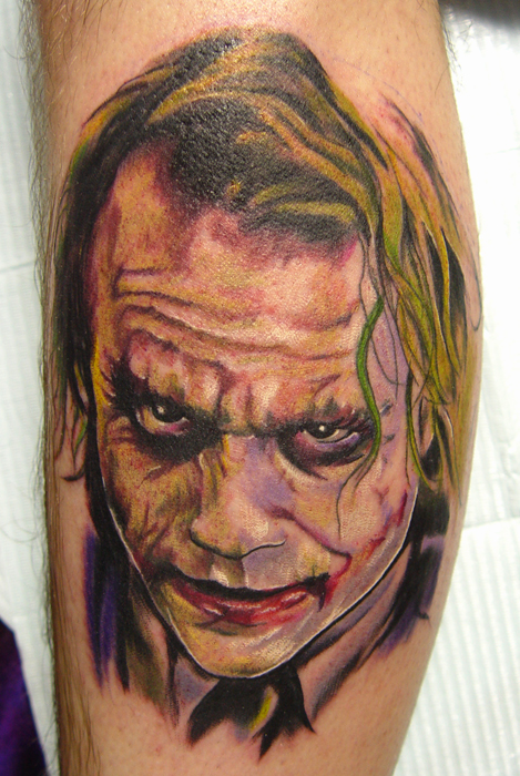 the Joker tattoos with the