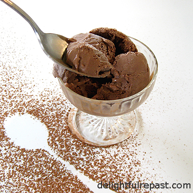 Chocolate Ice Cream / www.delightfulrepast.com
