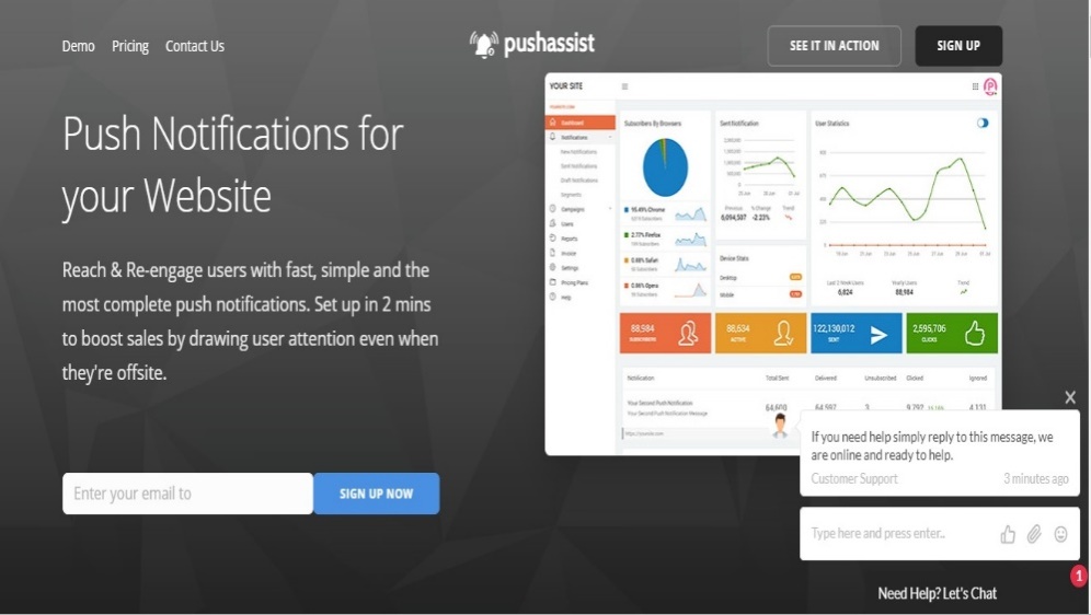 PushAssist – A Formidable Force that Drives Traffic PushAssist – A Formidable Force that Drives Traffic