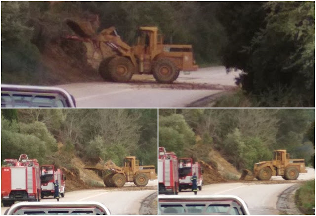 Ήγουμενίτσα: Και νέα κατολίσθηση στην Ε.Ο Ηγουμενίτσας - Πρέβεζας