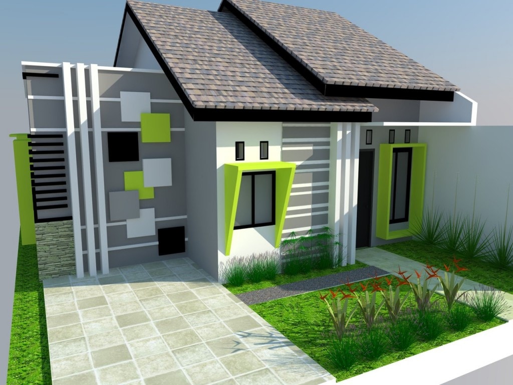 30 Contoh Kombinasi Cat Rumah Minimalis Warna Hijau Yang Nampak Natural Disain Rumah Kita