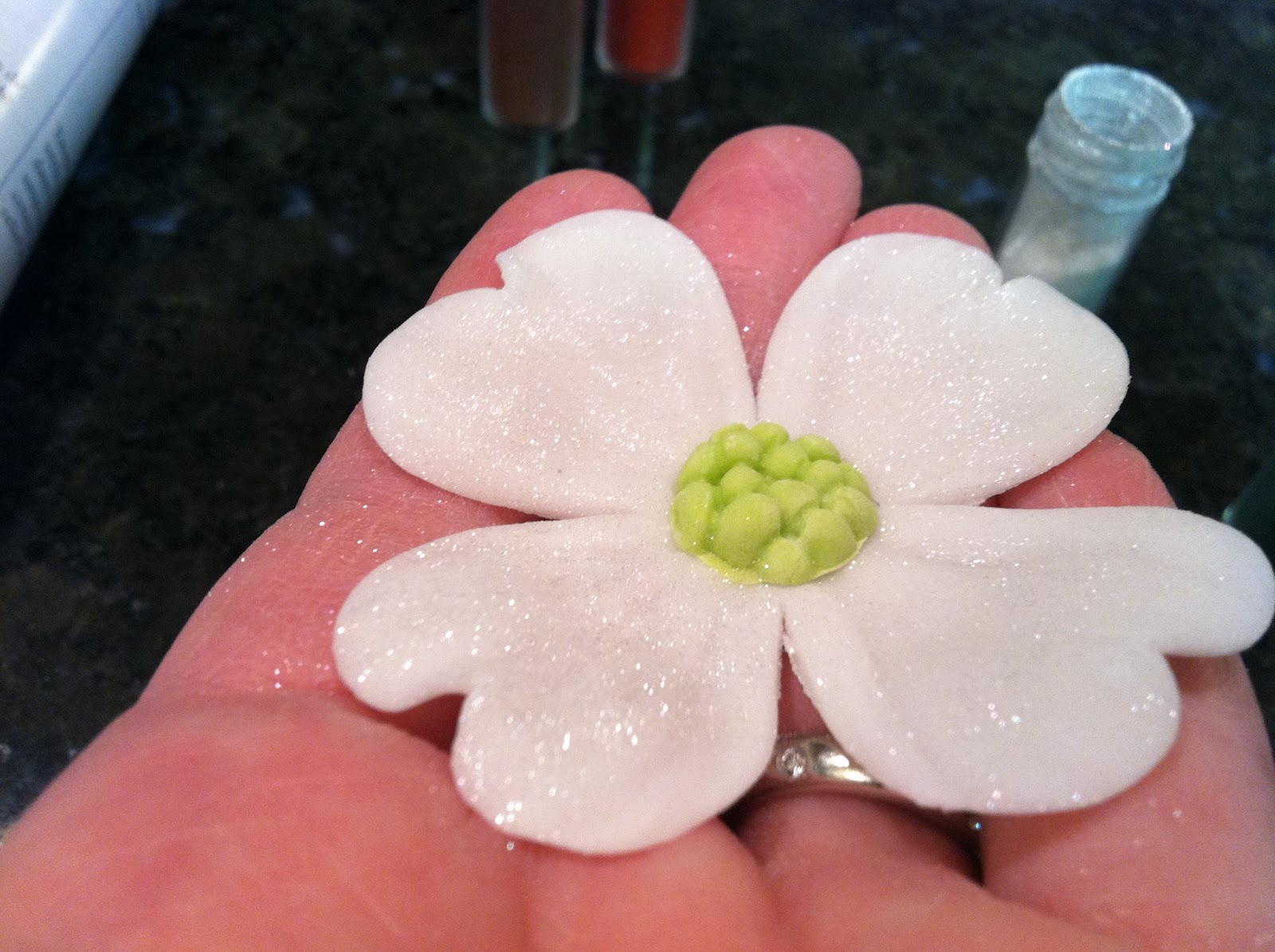 The Iced Queen Gum Paste Dogwood Flower