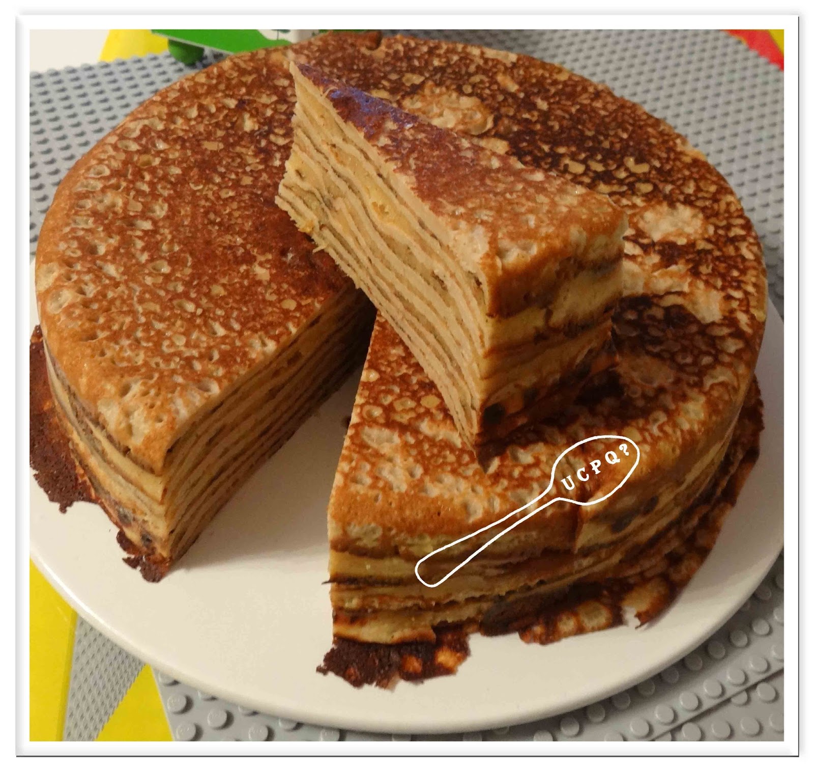 Une Cuillère Pour Qui? Mille Feuille de crêpes Pomme Châtaigne Caramel (Sans Gluten)