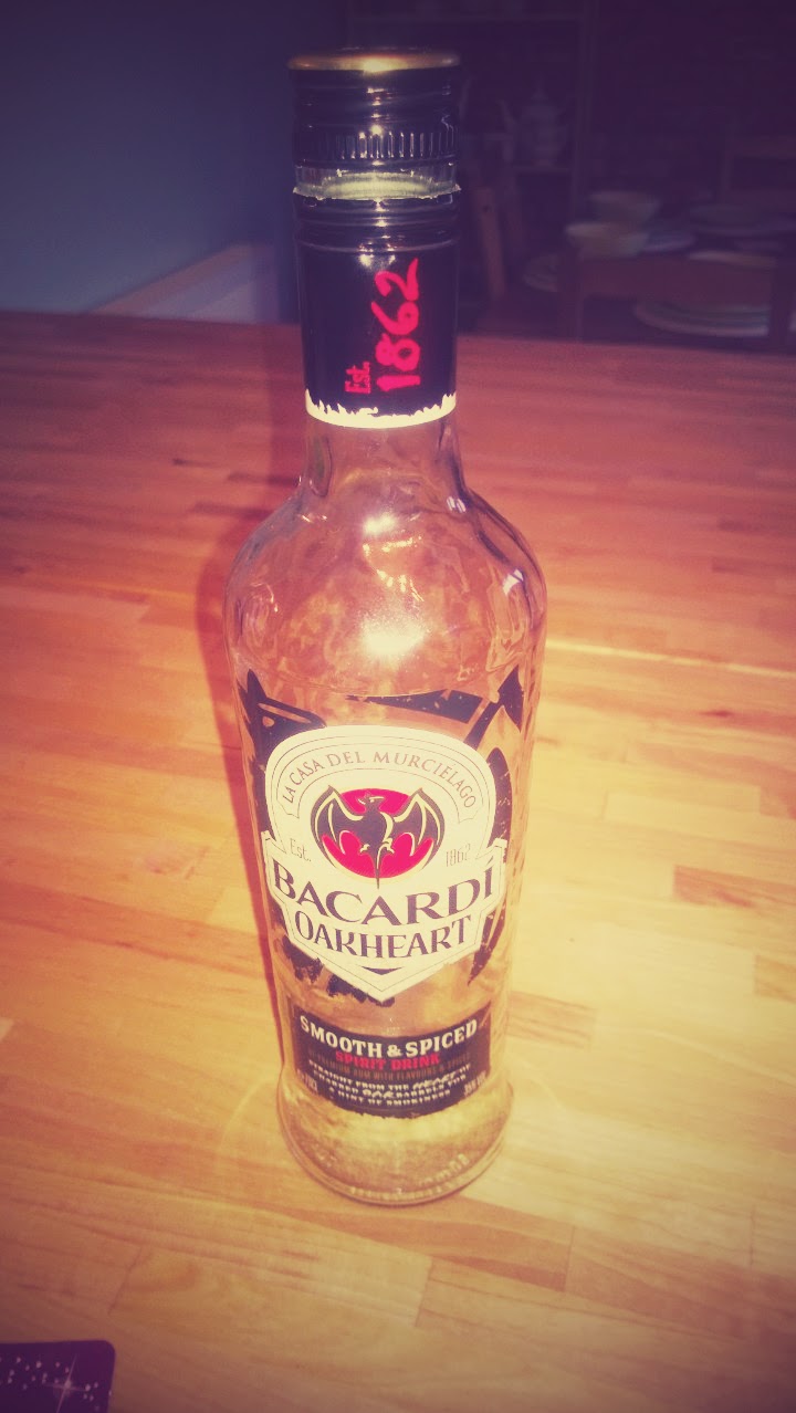 Upcycled Bottle Into A Light: Great For A Drinks Bar Or Shelve: