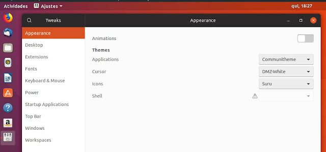 GNOME Tweaks Themes GNOME Tweaks Themes