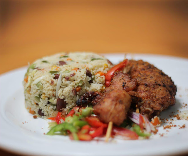 SAVORY COUSCOUS WITH CHICKEN KEBAB The Lion King Blog Edition