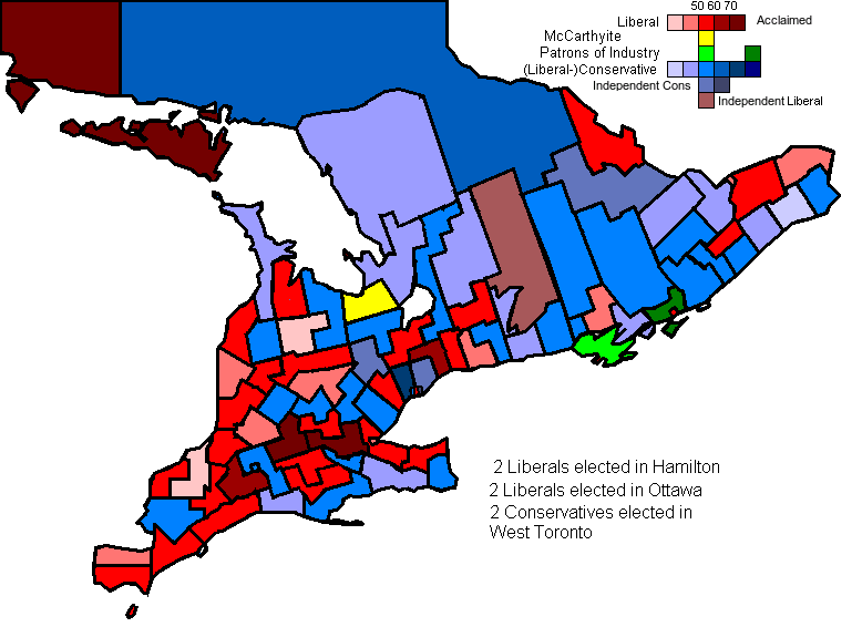 Canadian Election Atlas: Ontario federal election maps (1867-1911)