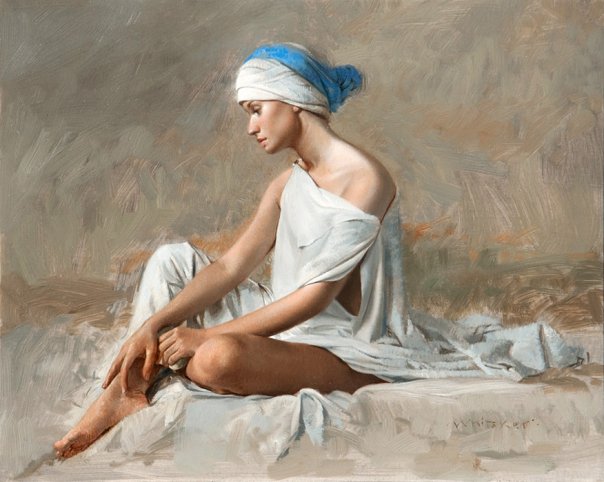 William Whitaker 1943 | American Figurative painter | Painting