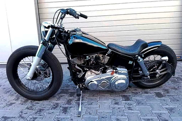 BLACK BOBBER SHOVEL