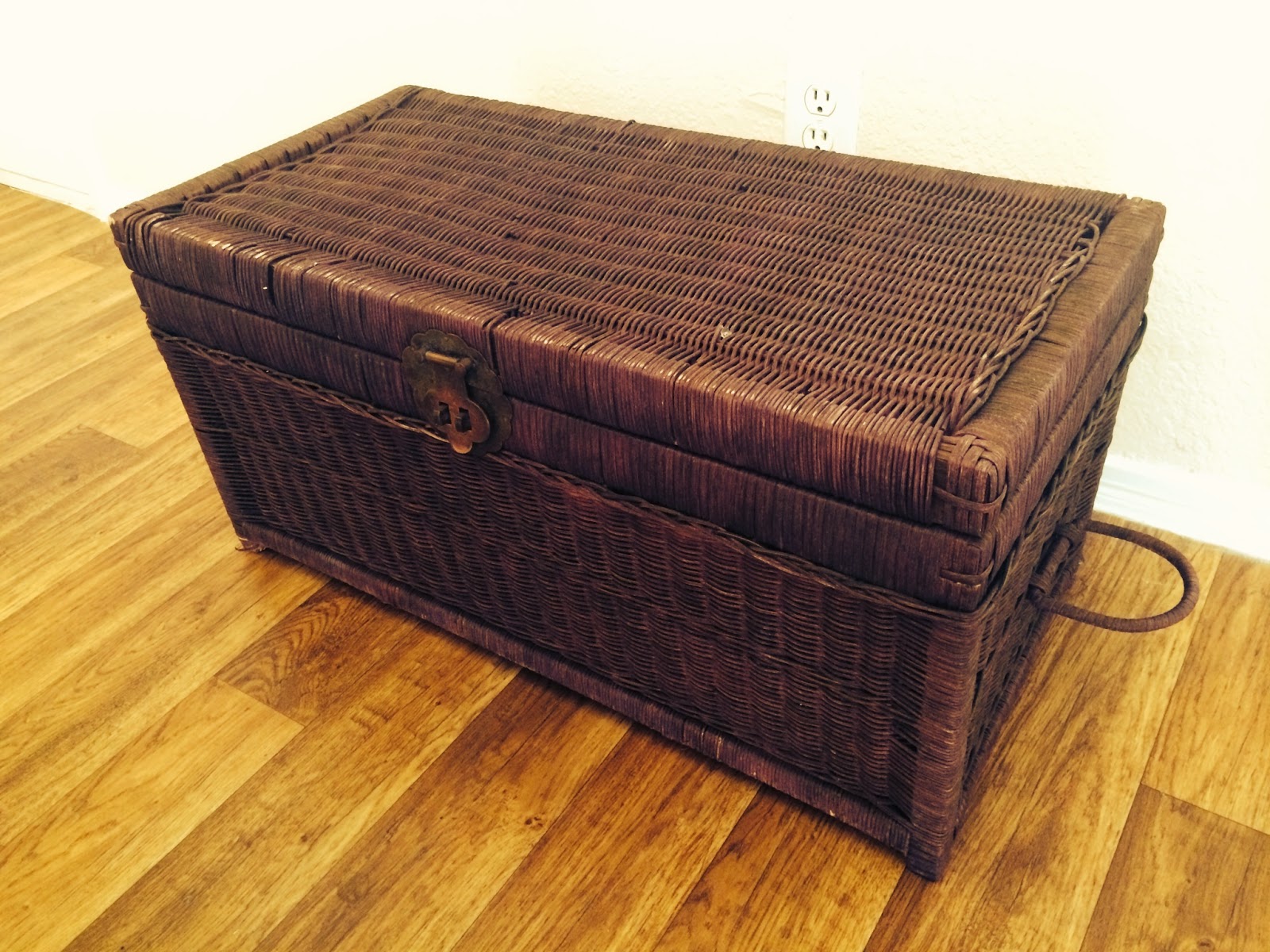 Dyeing to Make Wicker Chest