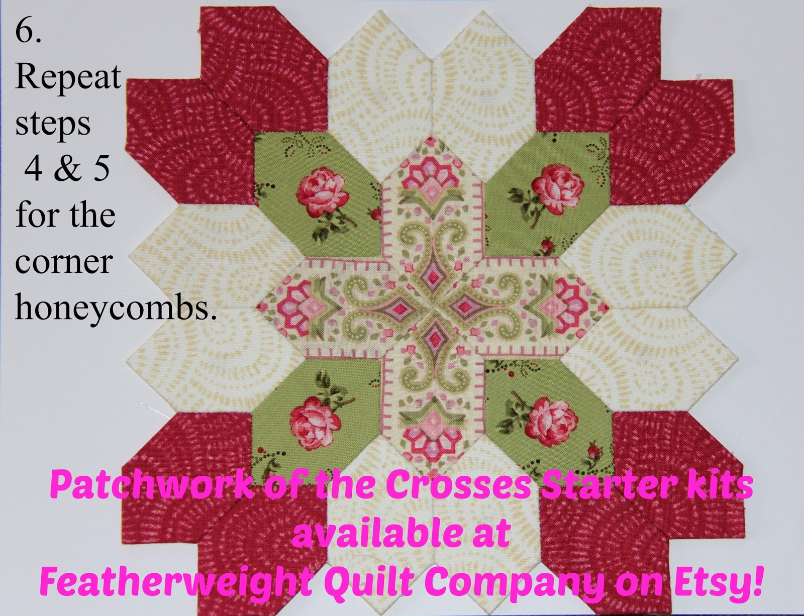Sew and Sow Farm Lucy Boston Patchwork of the Crosses Tutorial