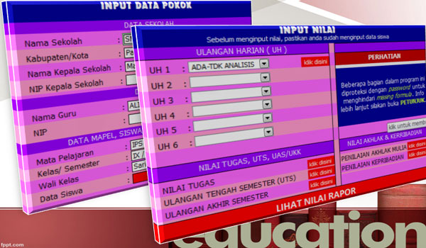Download Aplikasi Rekap dan Cetak Penilaian Siswa SMP MTs Format Excel Download Aplikasi Rekap dan Cetak Penilaian Siswa SMP MTs Format Excel