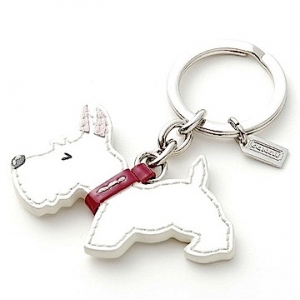 Authentic Luxury Items @ Bargain Price: Coach scottie dog pet keychain key fob charm 92324