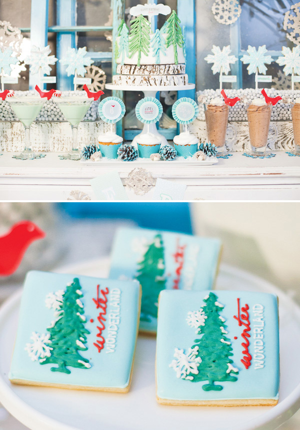 rivernorthLove Winter Wonderland Dessert Table