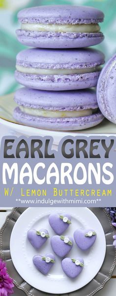 Earl Grey Macarons with Mouth-watering Lemon Swiss Buttercream