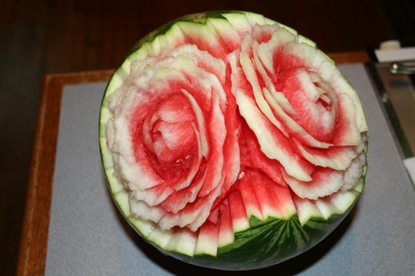 The Rita S Art Blog Thai Watermelon Carving