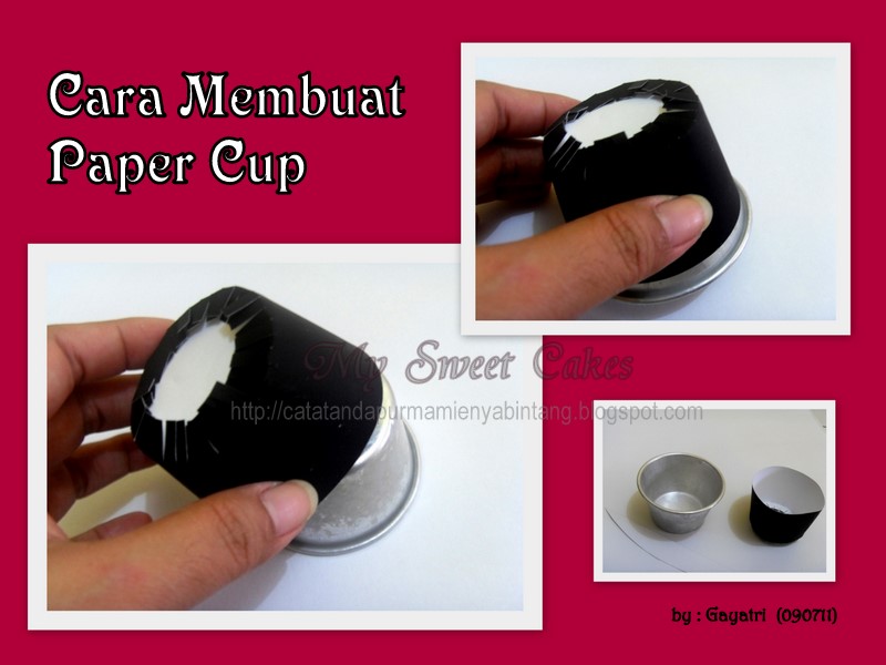 My Sweet Cake: How to Make a Paper Cup