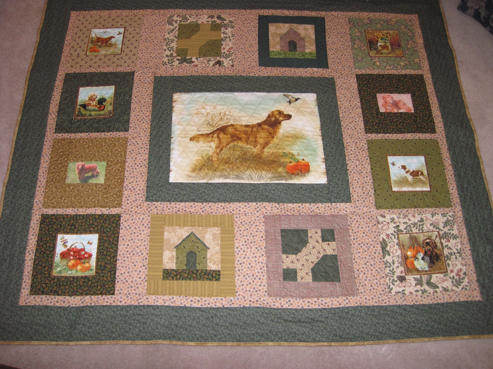 Quilts, Life and Balance Category Dog Quilt