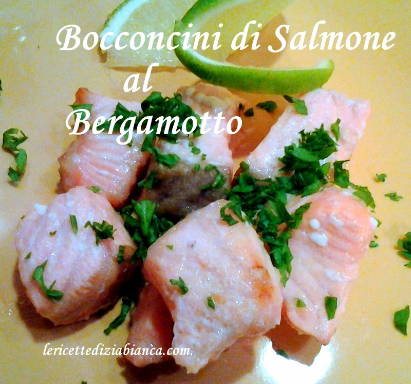 bocconcini di salmone al bergamotto