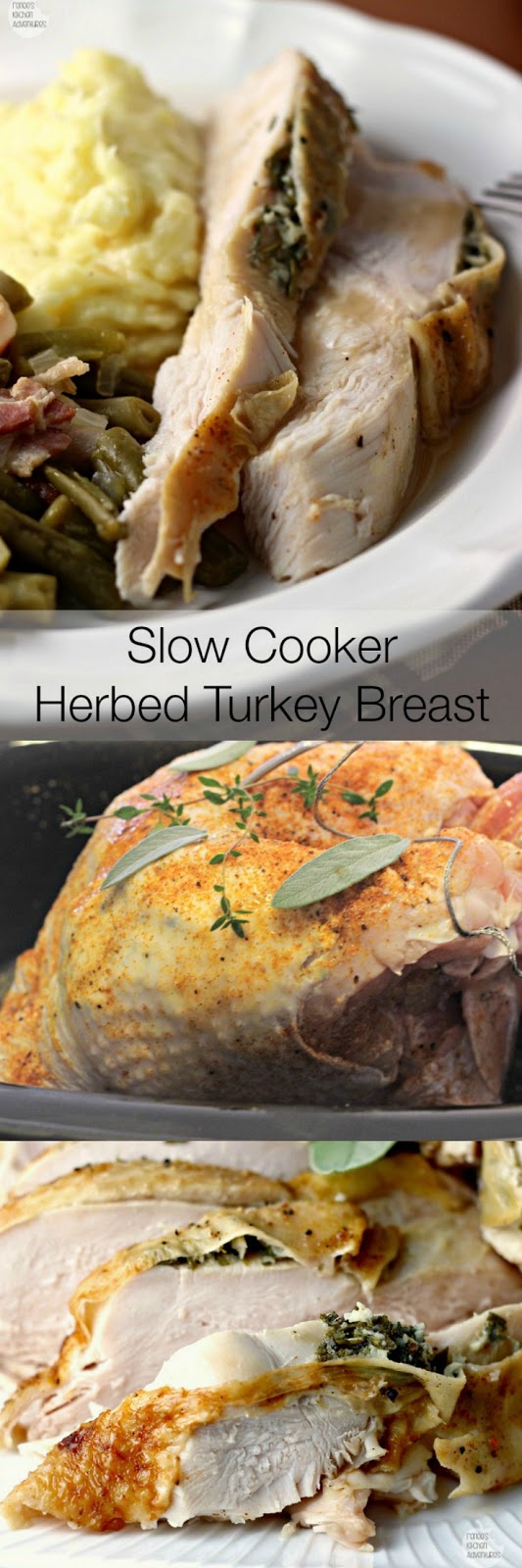 Slow Cooker Herbed Turkey Breast Renee's Kitchen Adventures