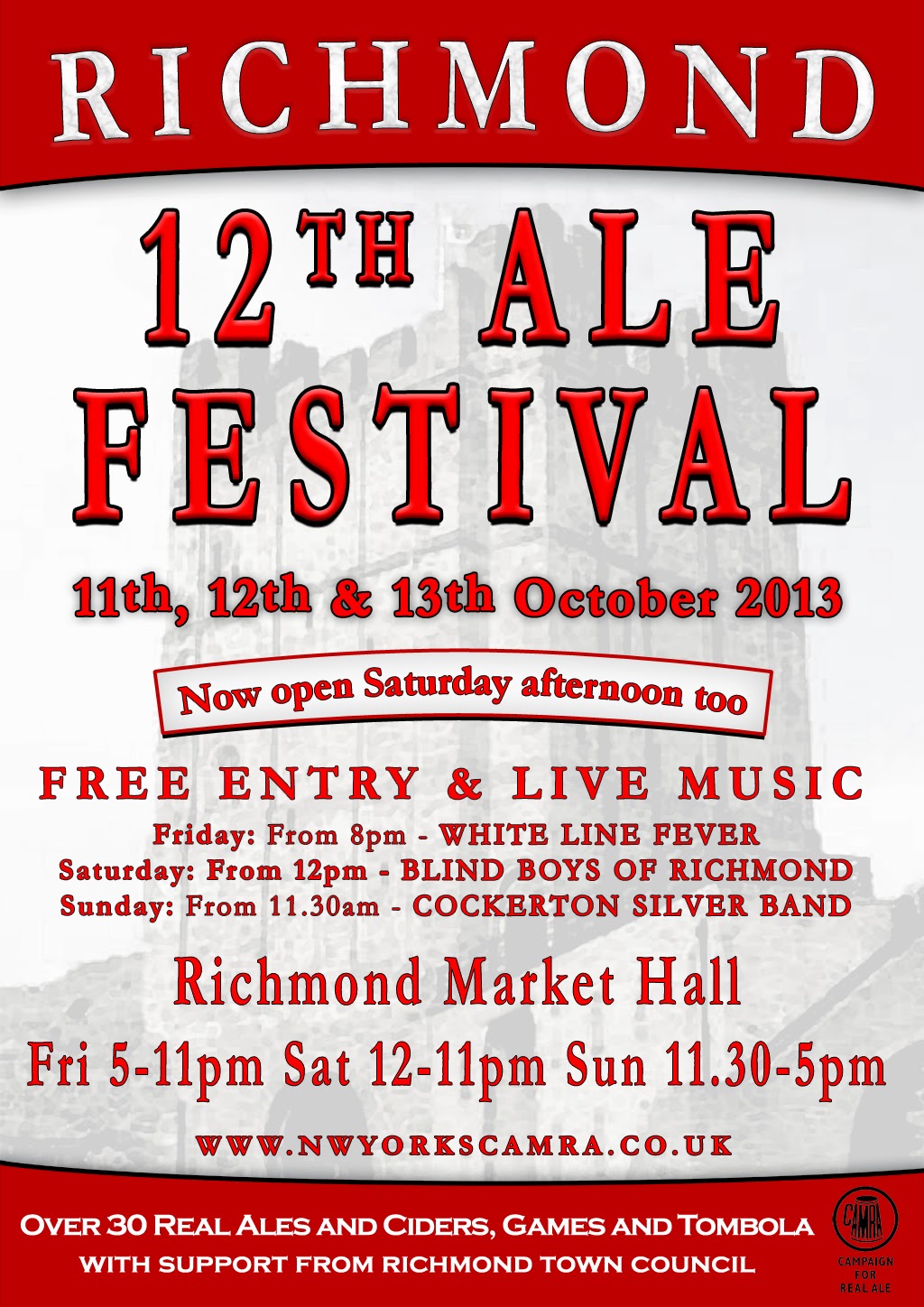 mithrilales RICHMOND BEER FESTIVAL 11TH 13TH OCTOBER 2013