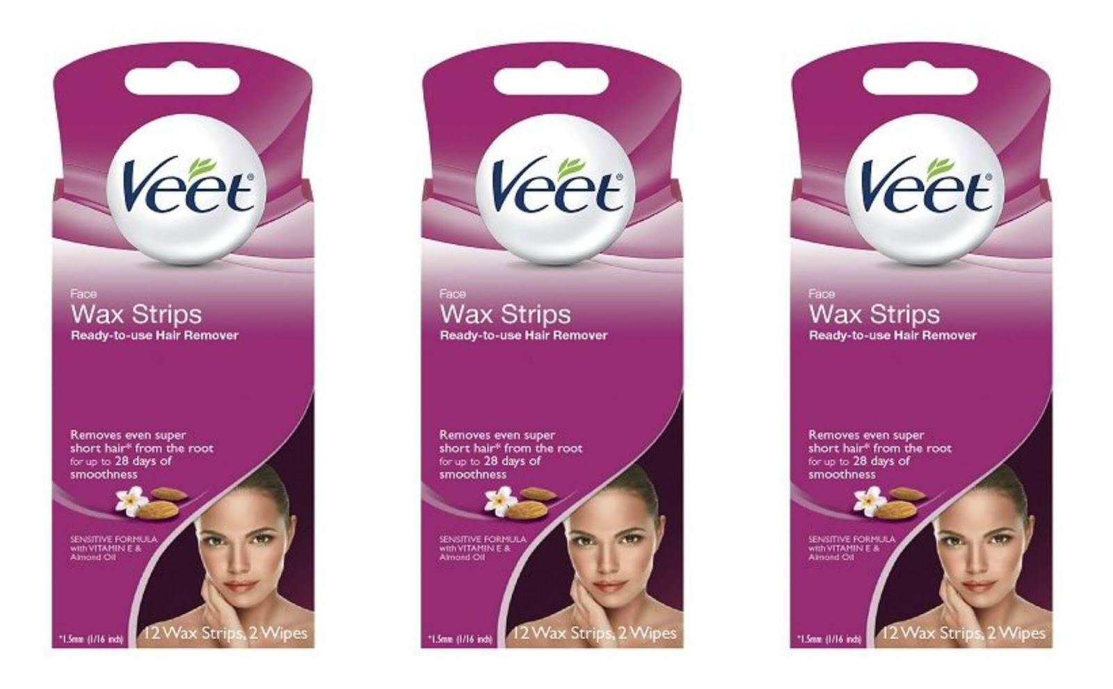 Dollar General Veet Facial Wax Strips 1 Per Pack (Save 50!)
