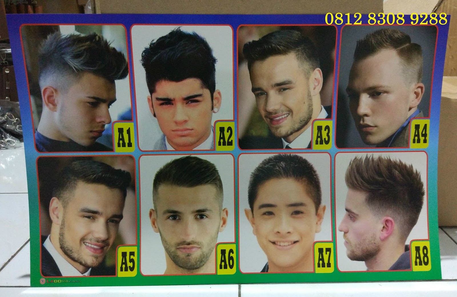 Poster Potongan Rambut Pria