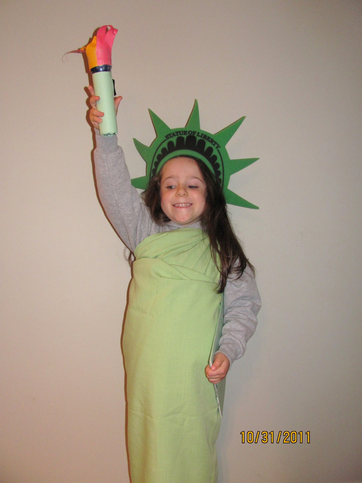 Live, Learn, Love: Homemade Statue of Liberty Costume